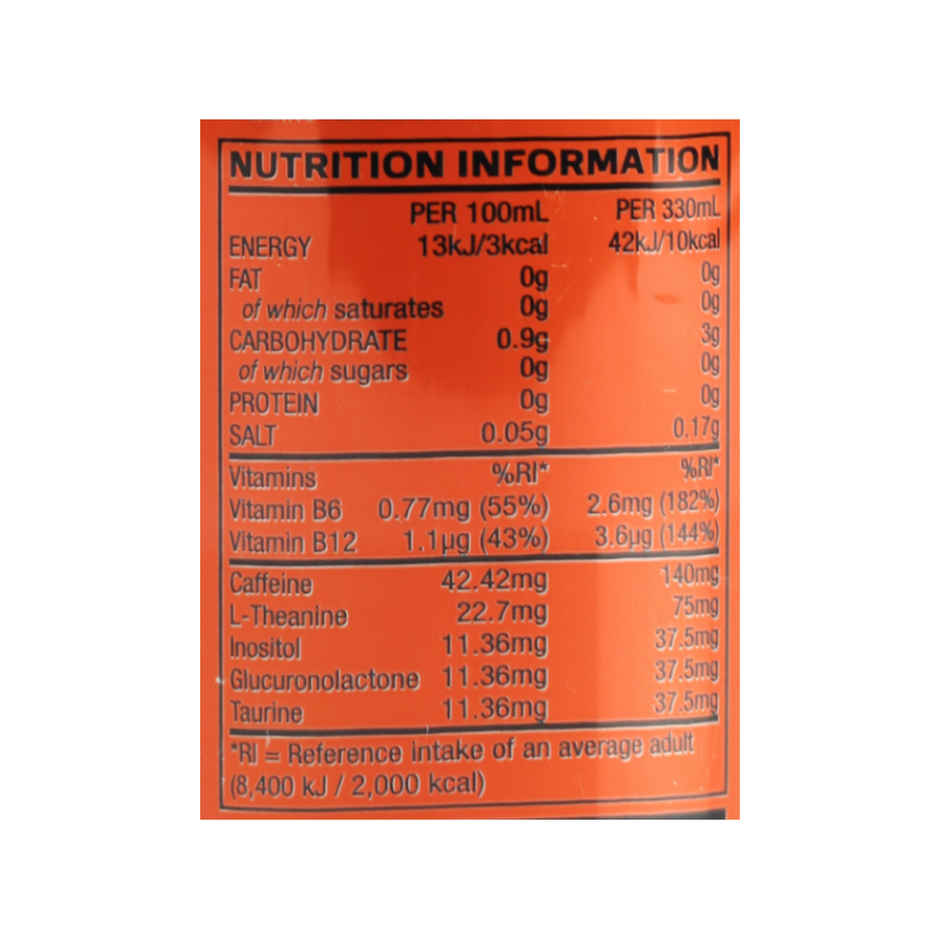 Prime Hydration Orange and Mango Energy Drink