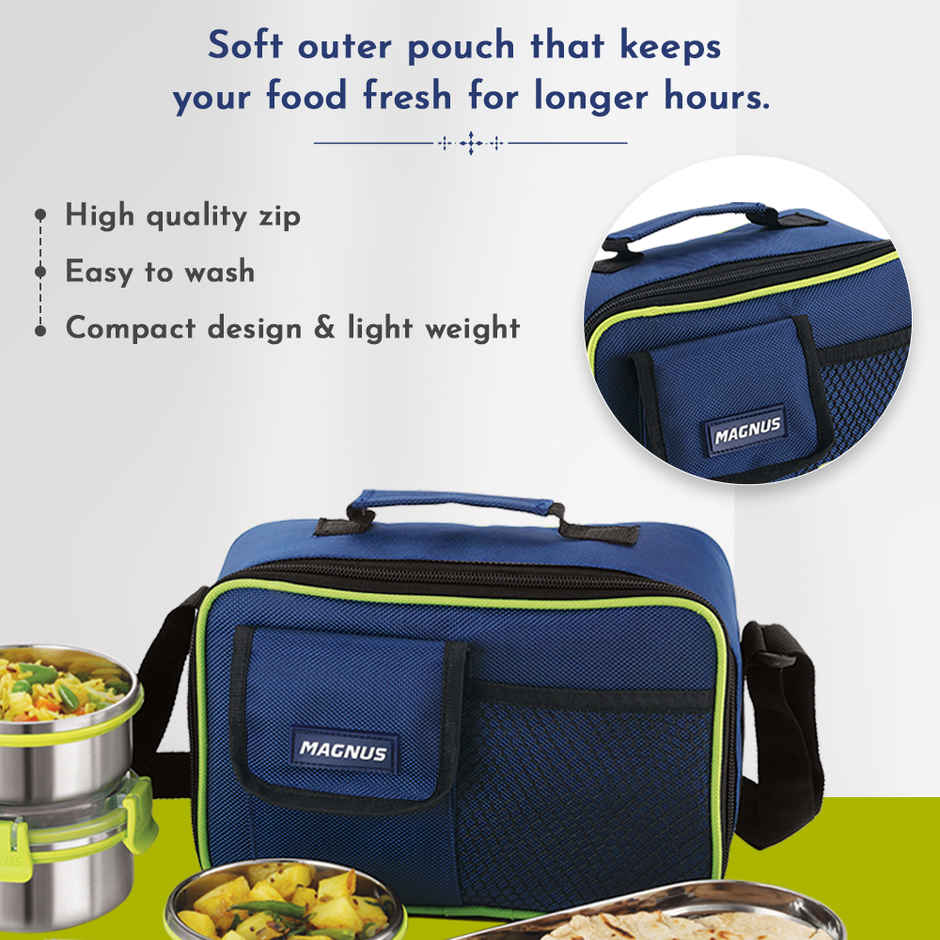 Magnus Hybrid 5 Prime Lunch Box with Leak-Proof Containers & Carry case