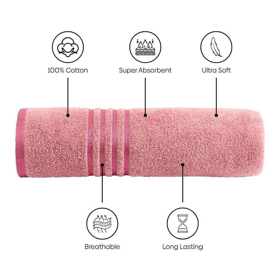 Haus & Kinder Bath Towel Oxford | Apricot