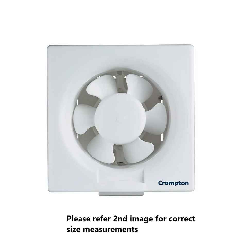 Crompton Brisk Air Neo Exhaust Fan, 250mm/10 inch, for Kitchen, Bathroom and Office, White