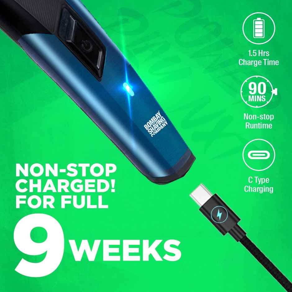 Bombay Shaving Company Type C Charging Trimmer | Power Play Nxt