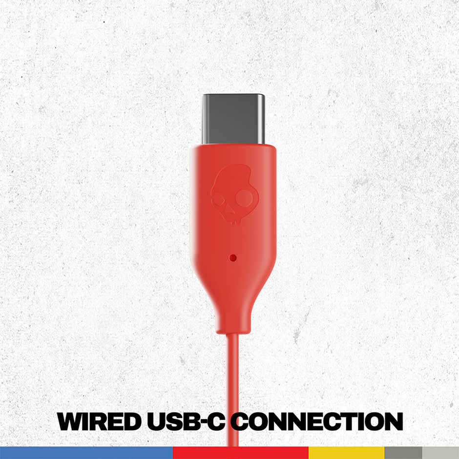 Skullcandy Jib USB-C Wired Earbuds with Noise Isolating Fit | Built-in Microphone Call - Plasma