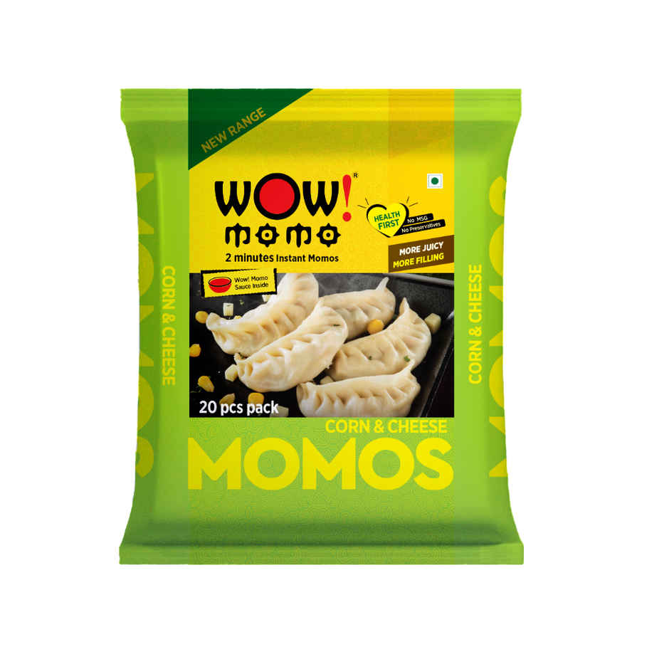 Wow! Corn & Cheese Momos | Frozen Snack