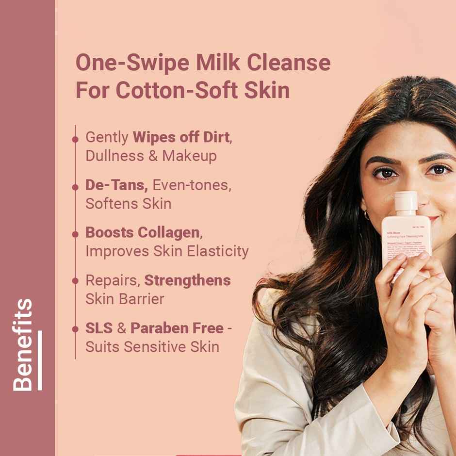 Neude Peptide Face Cleansing Milk With Whipped Cream & Yogurt For Deep Pore Cleansing 100 Ml