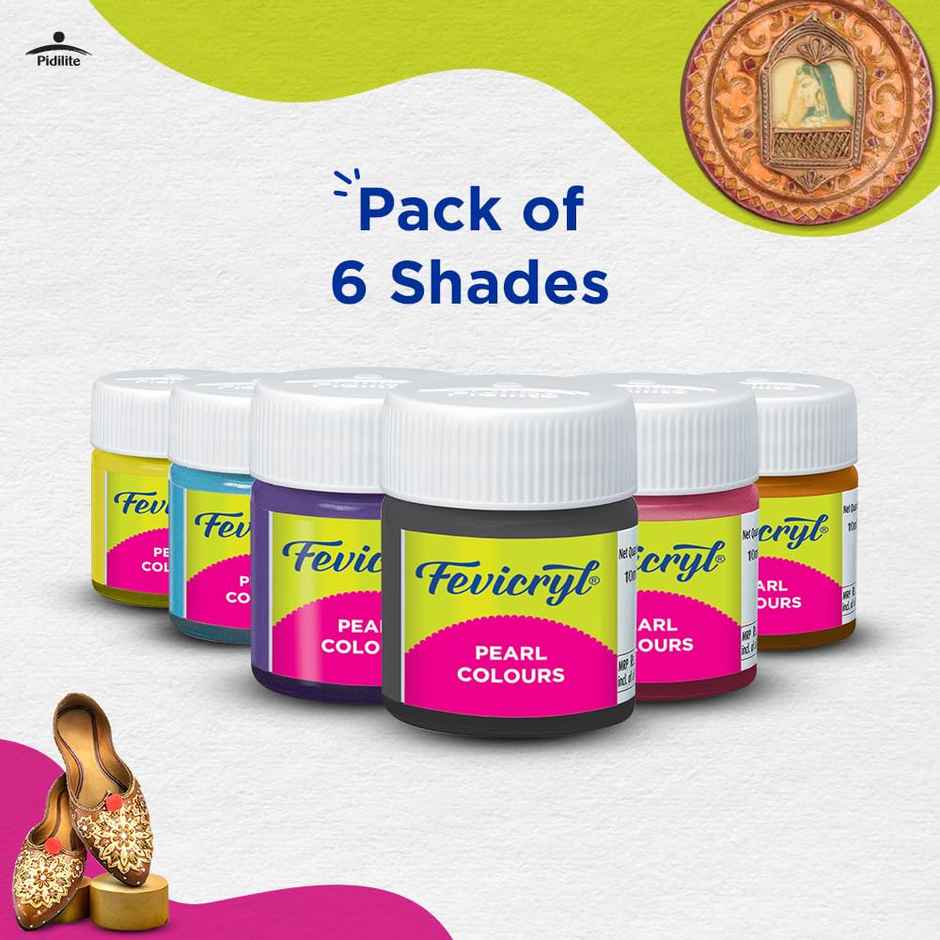 Fevicryl Pearl Acrylic Colour Kit