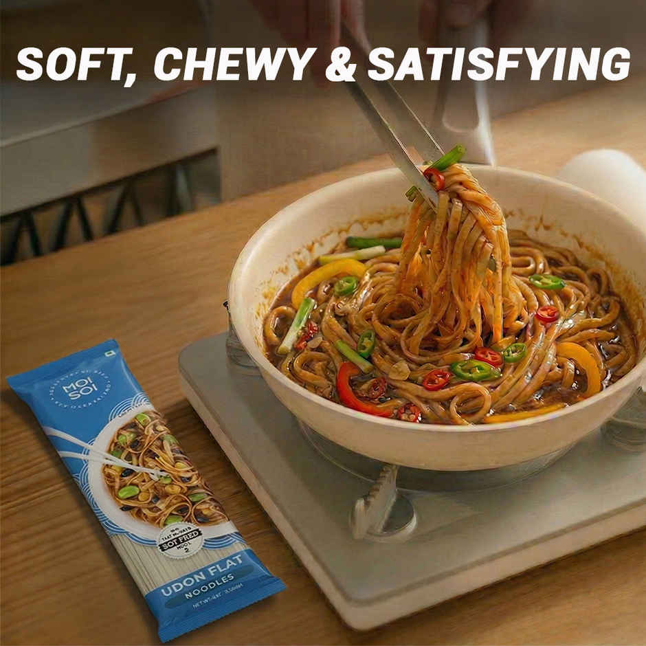MOI SOI Udon Noodles - Non-Sticky, Easy To Cook, No Preservatives
