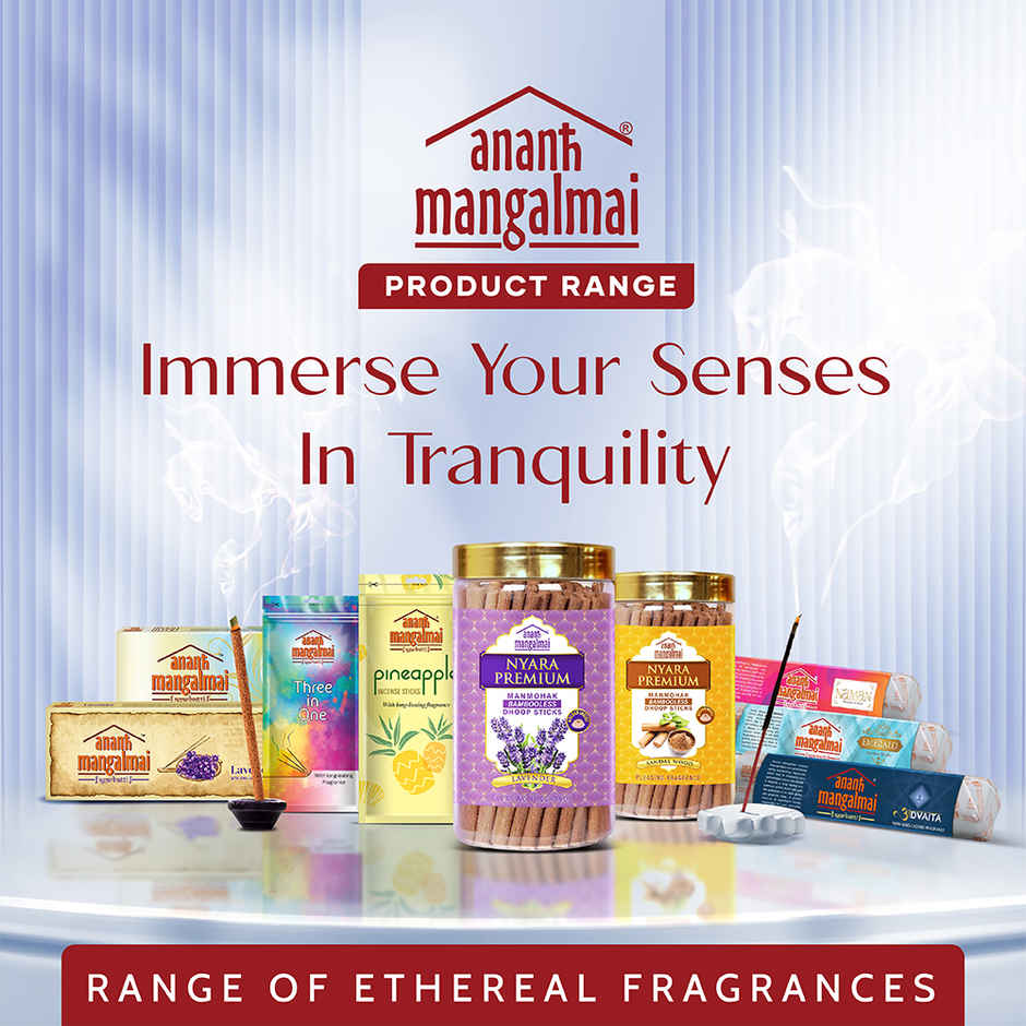 Ananth Mangalmai Rose Agarbatti Incense Stick for Pooja, Worship, Prayer & Fragrance