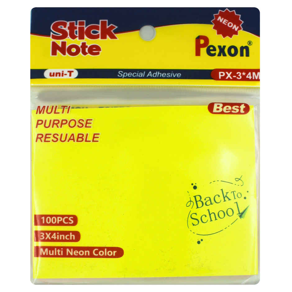 Multi Purpose Sticky Notes - 3X4 Inches