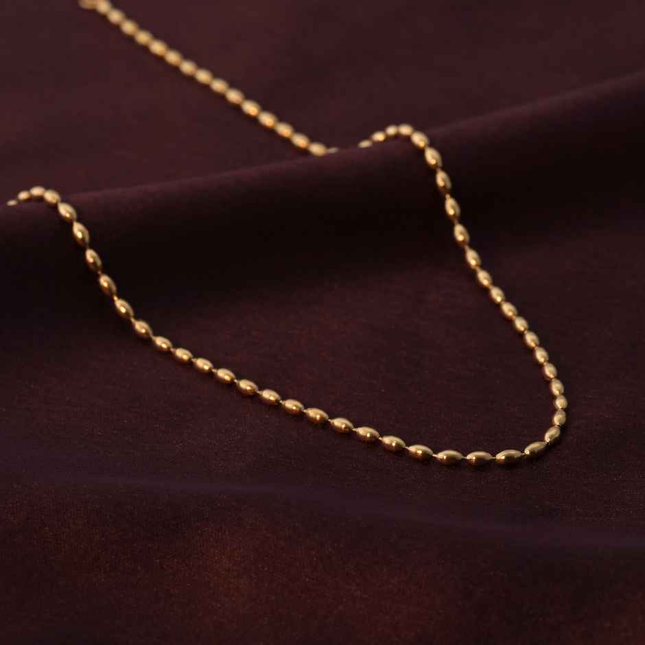 Palmonas Gold Beaded Necklace