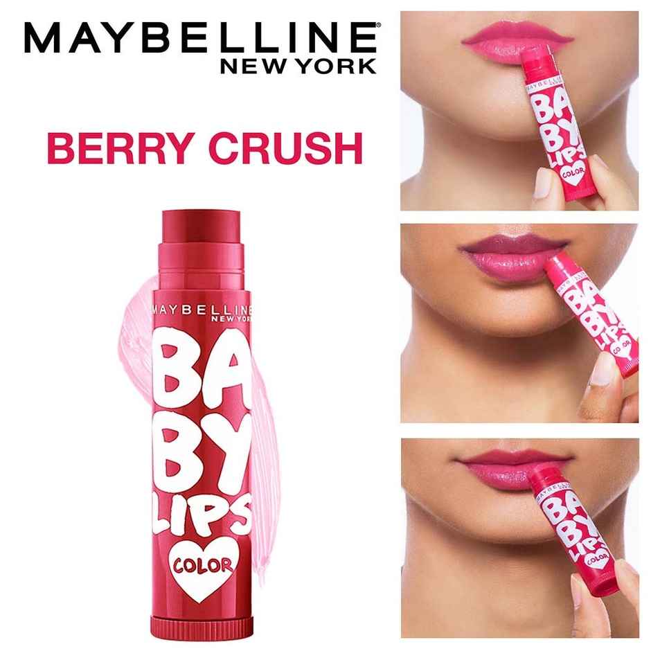 Maybelline New York Baby Lips Color Lip Balm with SPF 11 Up To 24H Moisture - Berry Crush