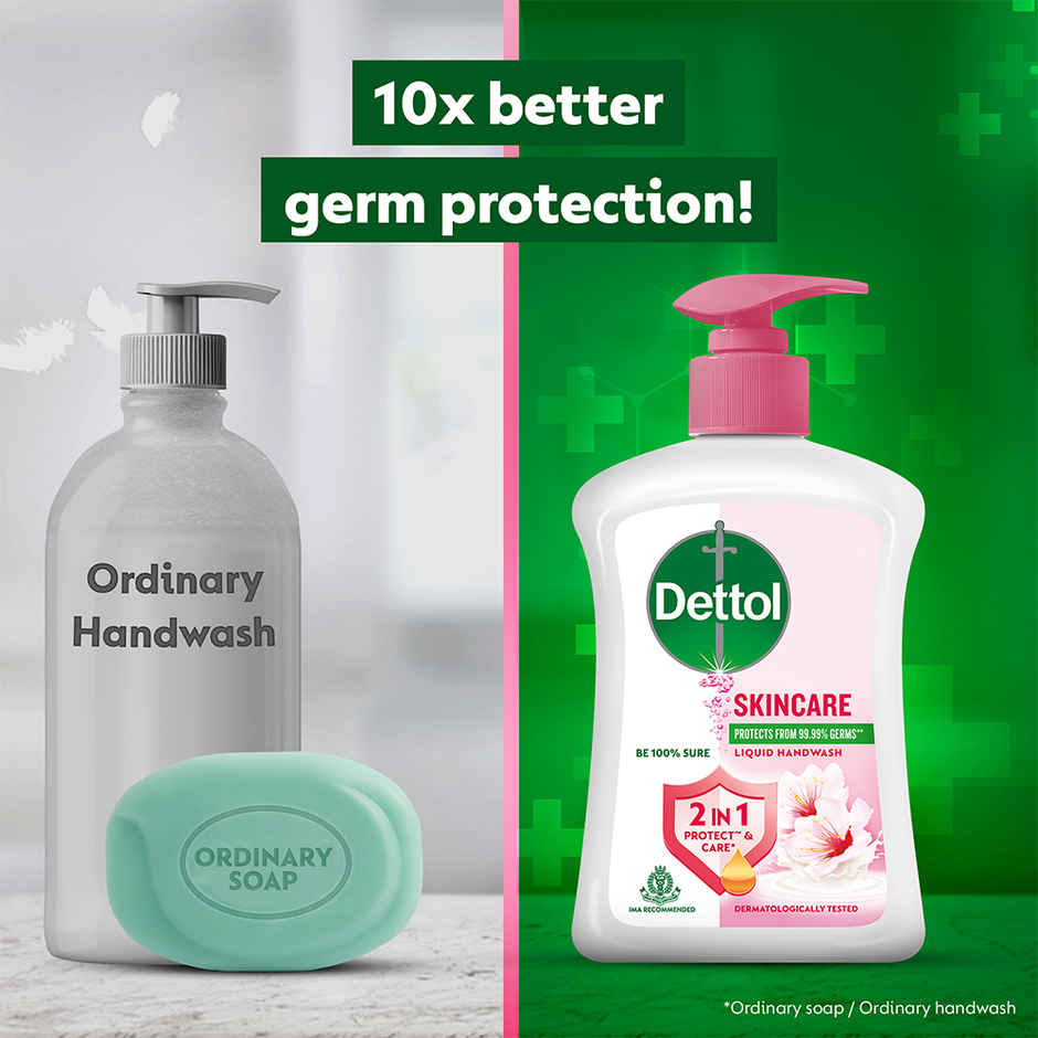 Dettol Skincare Hand Wash - Moisturizing Pump Handwash
