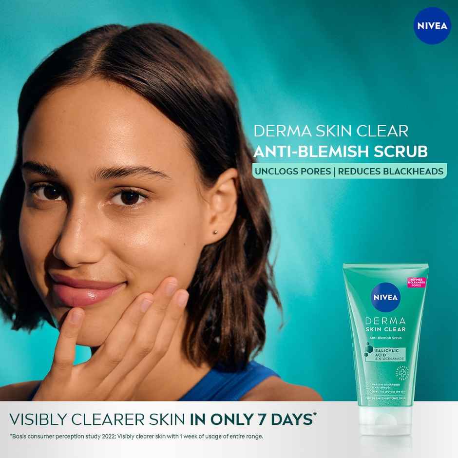 Nivea Face Derma Skin Clear Anti Blemish Scrub