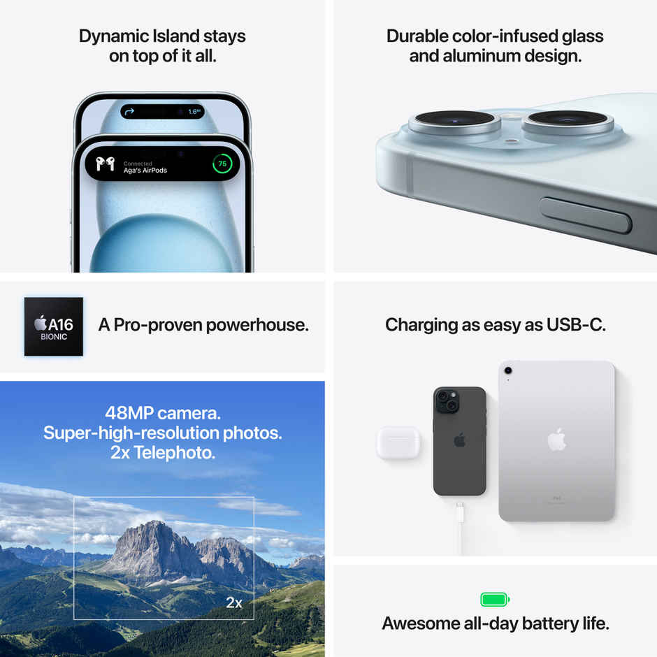 Apple iPhone 15 | 128 GB | Blue