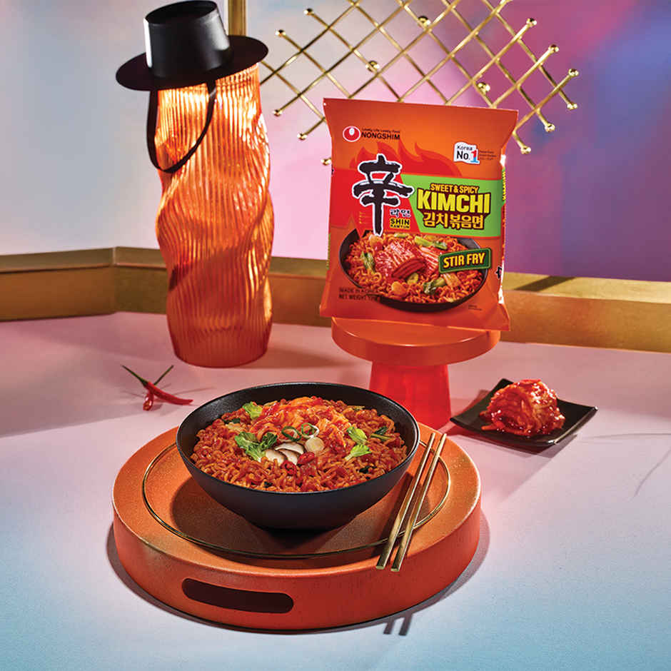 Nongshim Kimchi Shin Ramyun Stir Fry Instant Noodles