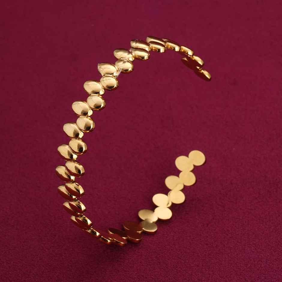 Palmonas Adjustable Gold Cuff Bracelet