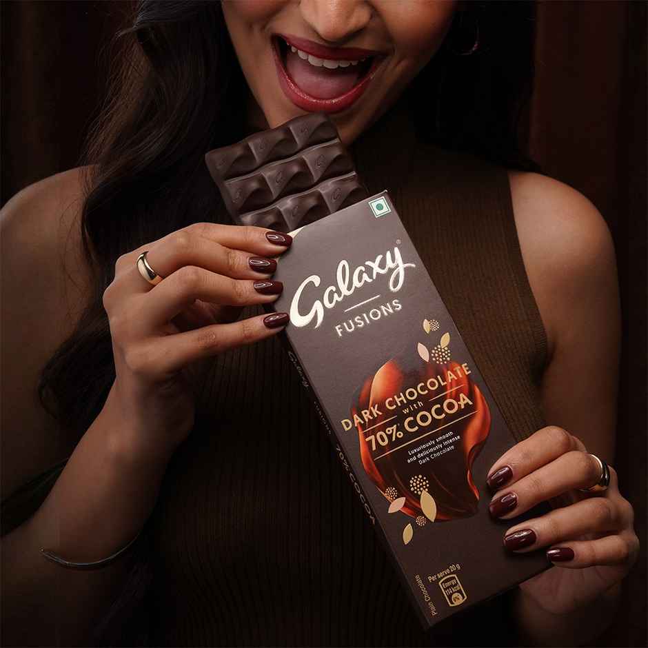 Galaxy Fusions Dark Chocolate Bar With 70% Cocoa