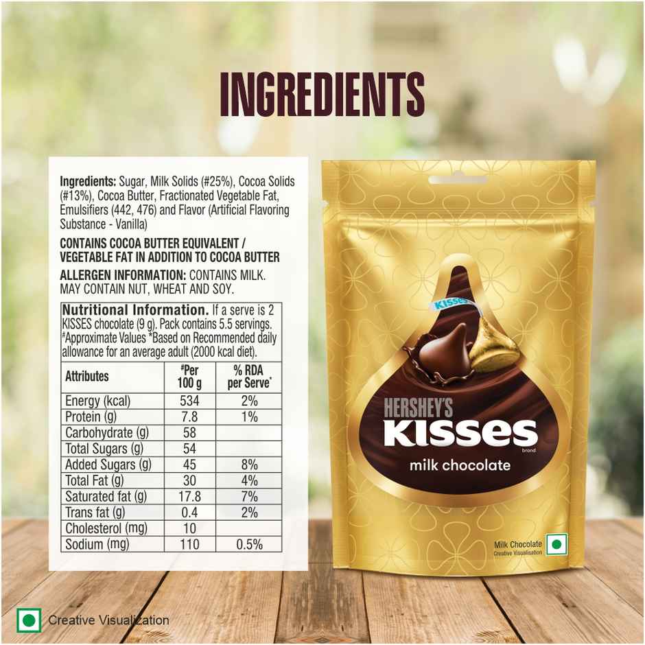 Hersheys Kisses Milk Chocolate
