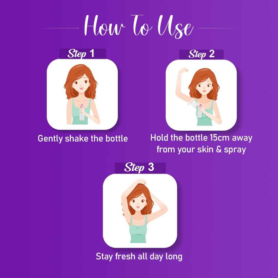 New Spinz Enchante Perfumed Deo for Women With International Fragrances