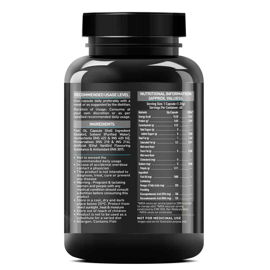 MuscleBlaze Omega 3 Fish Oil Gold Combo 