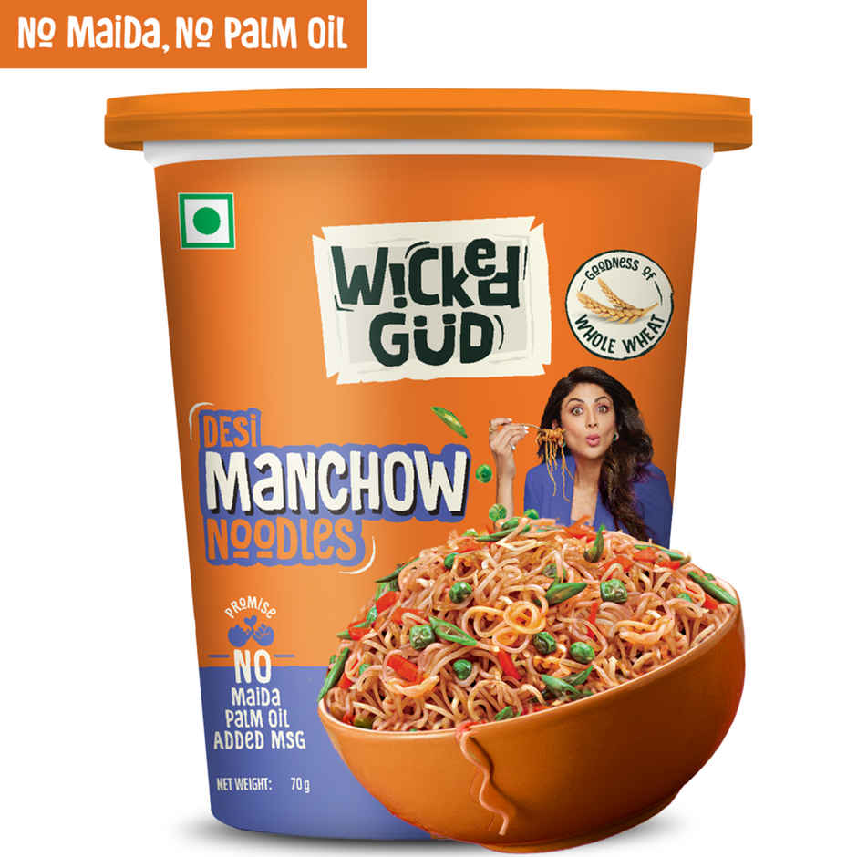 Wickedgud Desi Manchow cup noodles