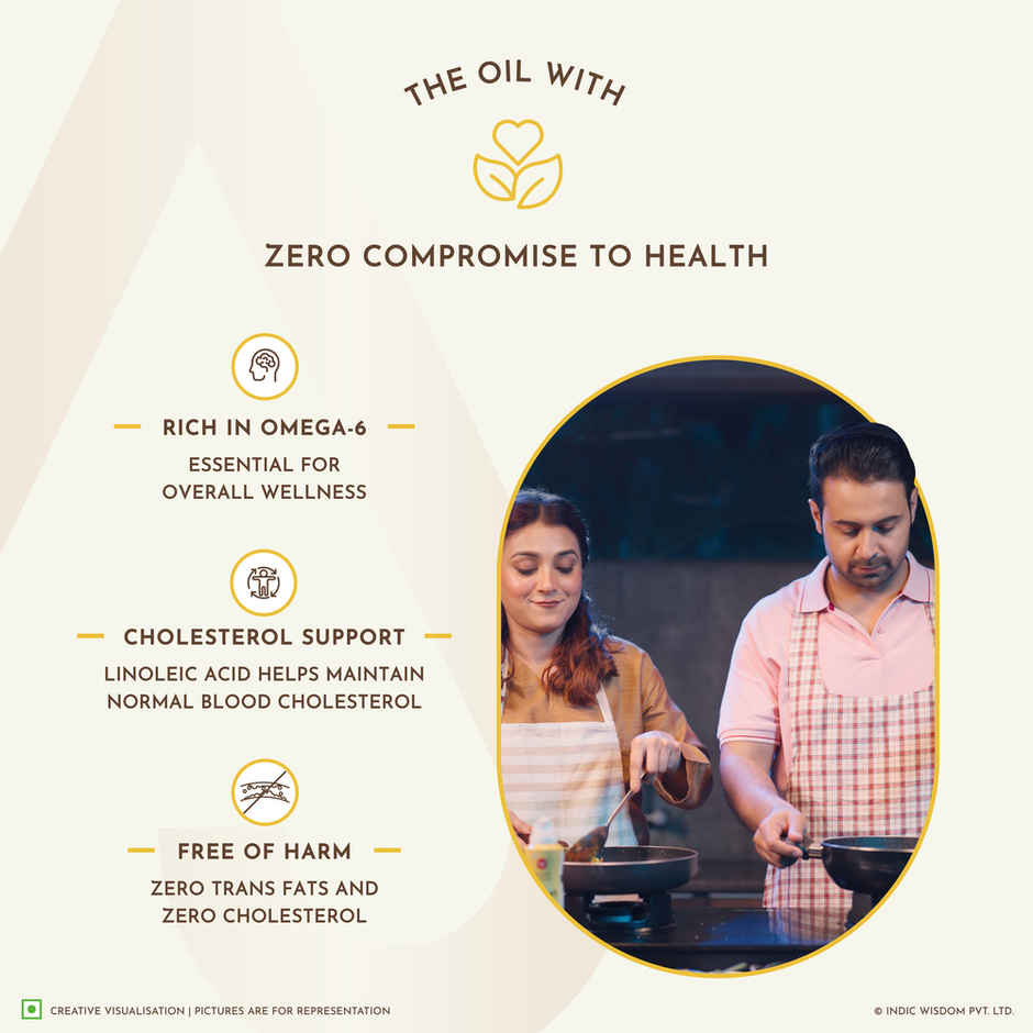 Indic Wisdom Nava Spray | Sunflower Wood Pressed Oil | Spray for cooking