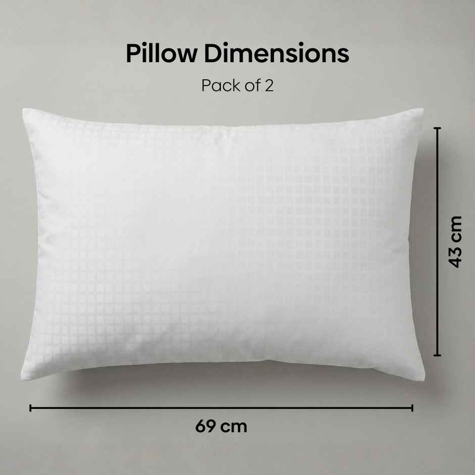 Haus & Kinder Simply Basics Pillow Filler | Solid White | 17 x 28 in