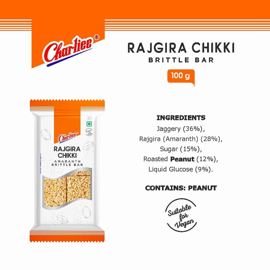 Charliee Rajgira Chikki | Sweet & Crunchy