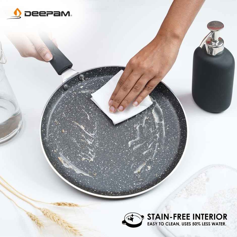 Deepam 3pcs Granite Gift Set Black