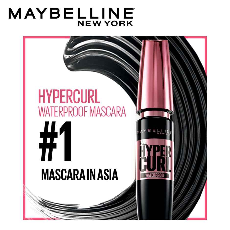 Maybelline New York Hypercurl Mascara Waterproof Black