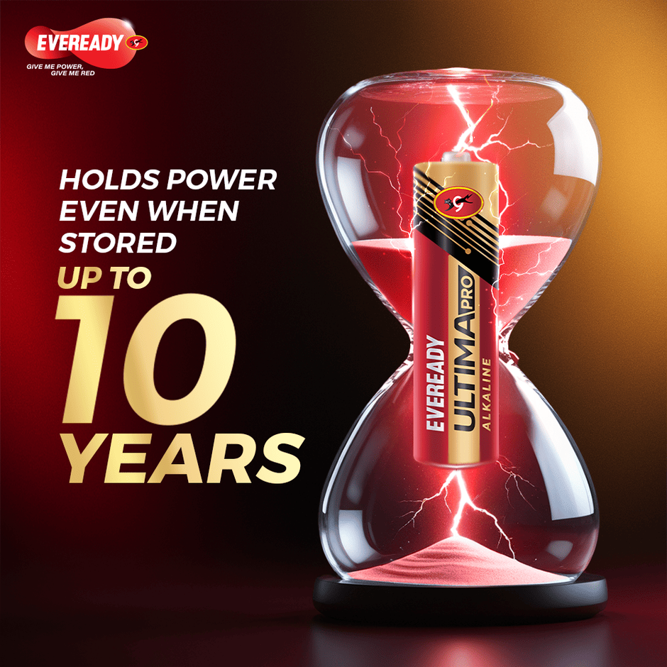 Eveready Ultima Pro Alkaline AA Battery | 800% Longer Lasting