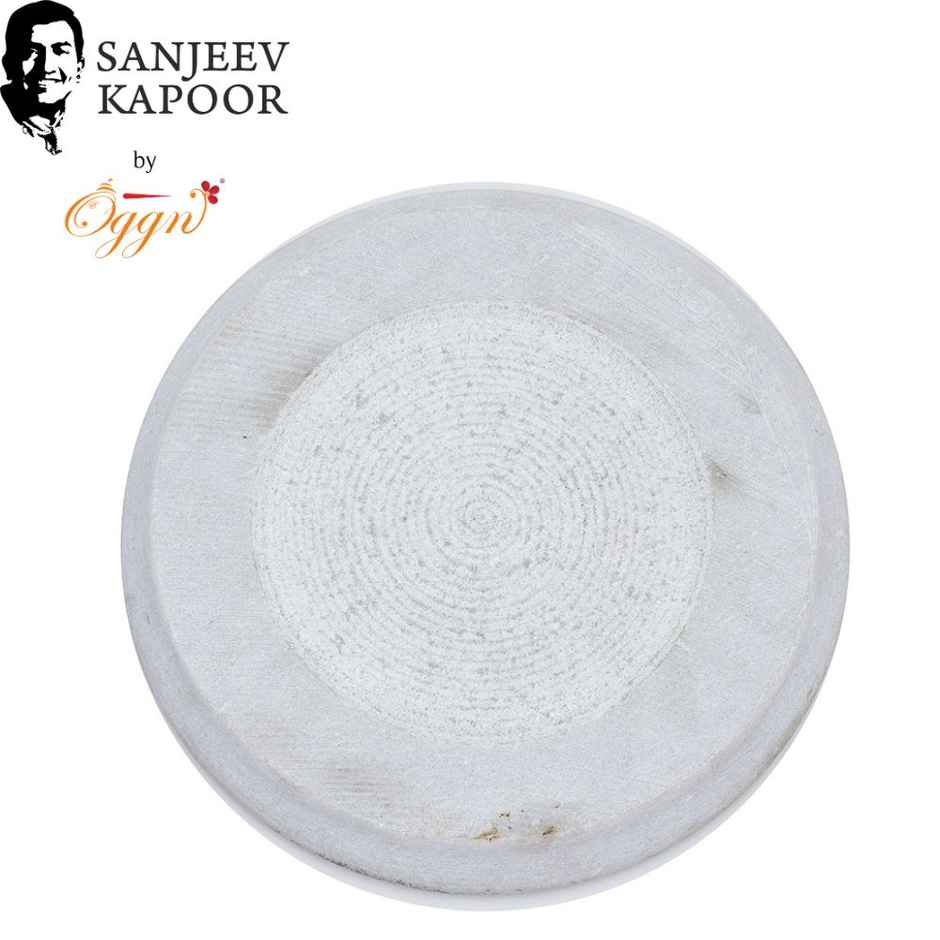 Sanjeev Kapoor by OGGN Marble Chakla/Rolling Pin Board/Roti & Chapati Maker - 9 Inch
