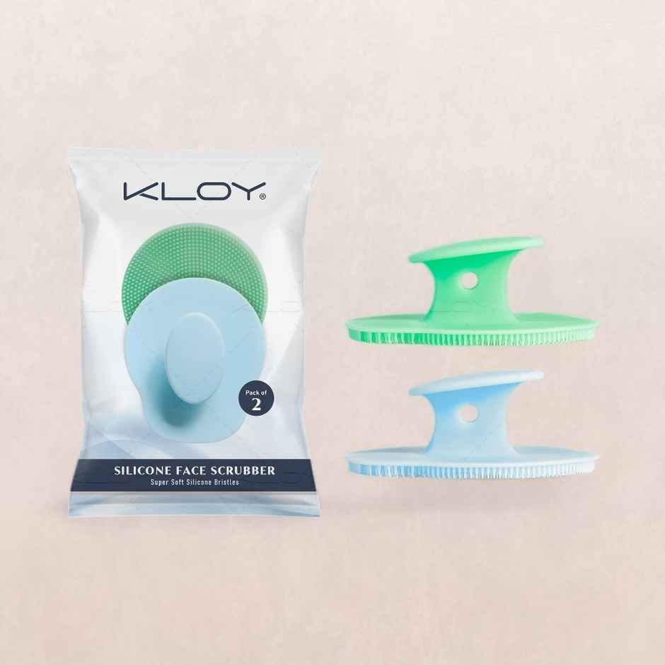 Silicone Face Cleansing Scrubber for Exfoliation, Massaging (Pack of 2)