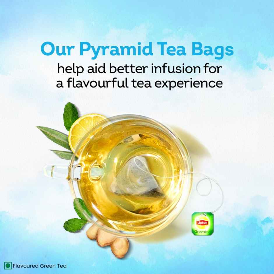 Lipton Spearmint Green Tea with Lemongrass and Ginseng