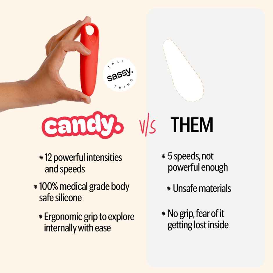 That Sassy Thing Candy Personal Massager For Women | Bubbly Blue