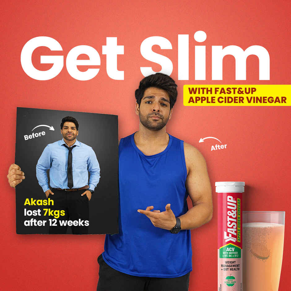 Fast&Up Apple Cide Vinegar For Weight Loss And Detox - Green Apple