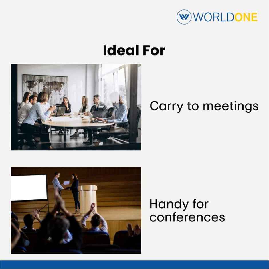 Worldone Leathrite Cover Display Book With 20 Inside Pocket With Name Card And Zipper Closure