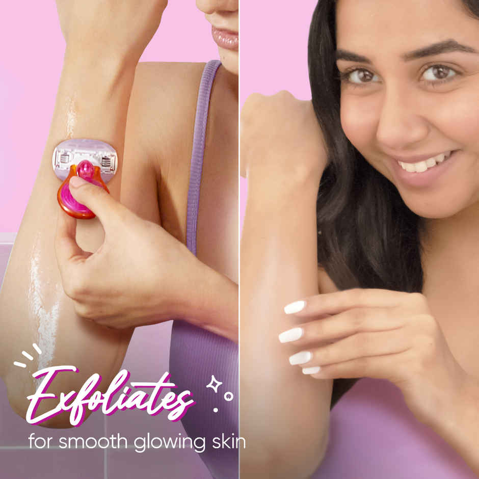 Gillette Venus Snap Hair Remover Women Body Razor Compact Case|Soap Gel Bar With Avocado