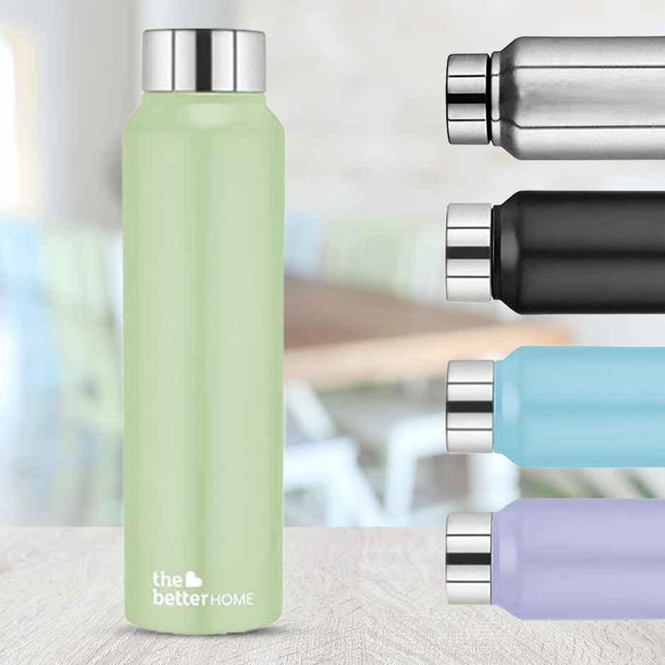 The Better Home Stainless Steel Water Bottle For Home | Green | 1 L