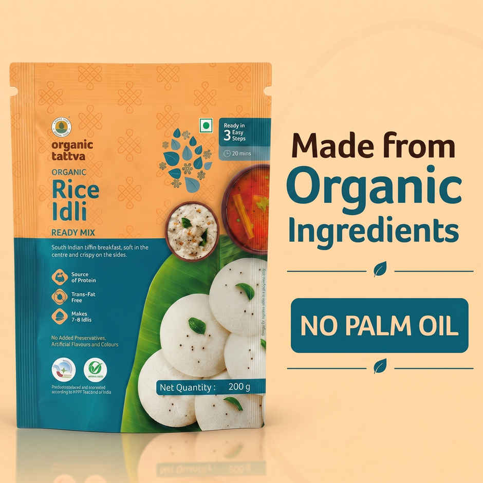 Organic Tattva Rice Idli Ready Mix