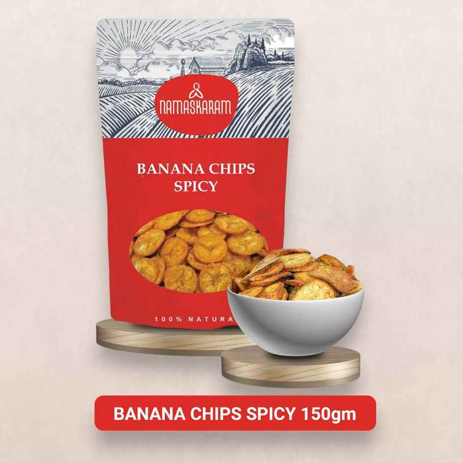 Namaskaram Banana Chips Original Style Masala Spicy