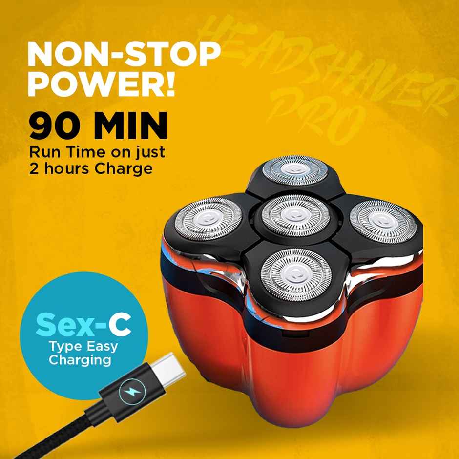 Bombay Shaving Company Head Shaver Pro| 5 magnetic floating blades