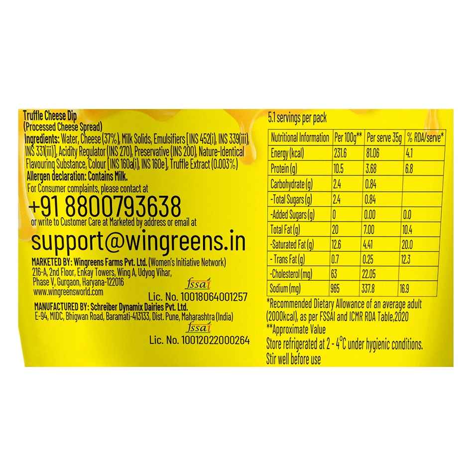 Wingreens Truffle Cheese Dip