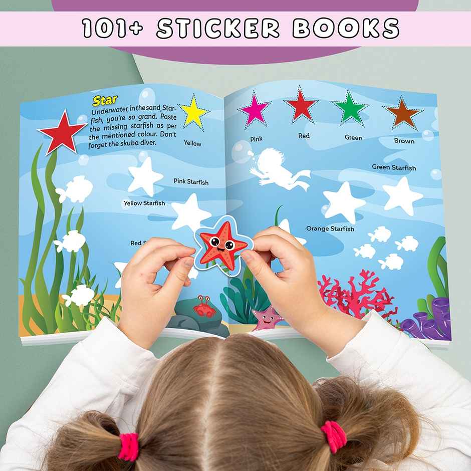 My First Shapes and Colours Sticker Book- Adventures in Shapes and Colors for Kids | Ages 3-12