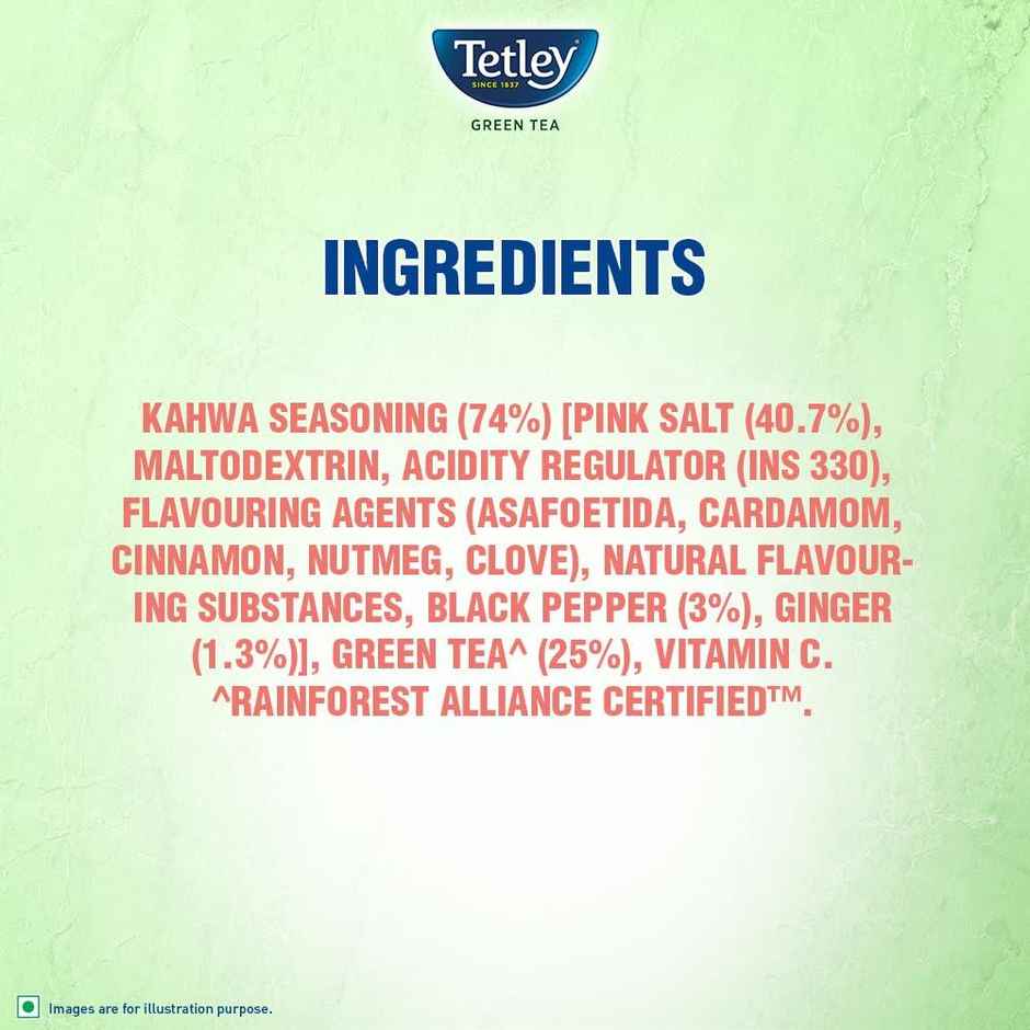 Tetley Kashmiri Kahwa Green Tea