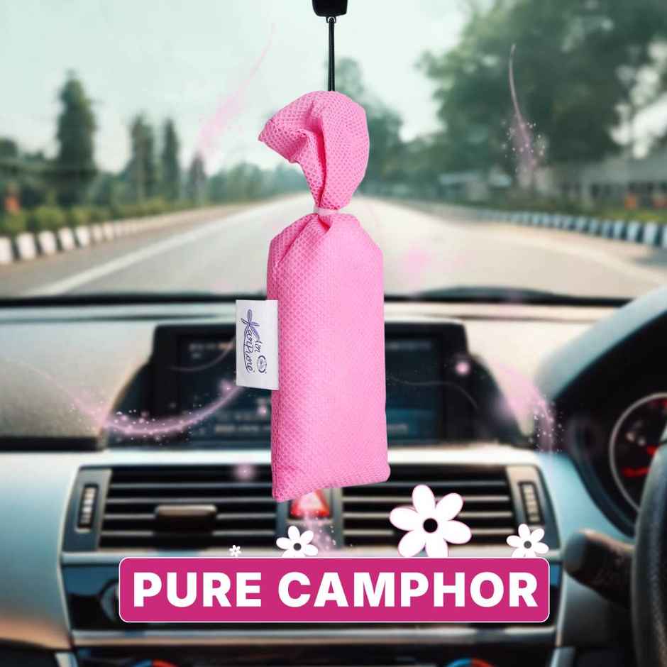 Turkish Rose Camphor Pouch by Air Karpure | Car, Bathroom & Room Freshener|From House of Cycle