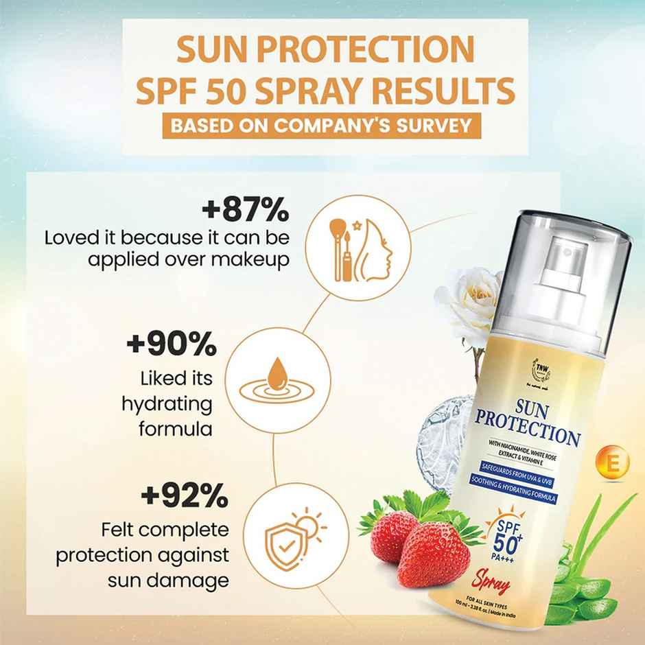 TNW The Natural Wash Sun Protection Sunscreen Spray SPF 50+ PA+++ Spray