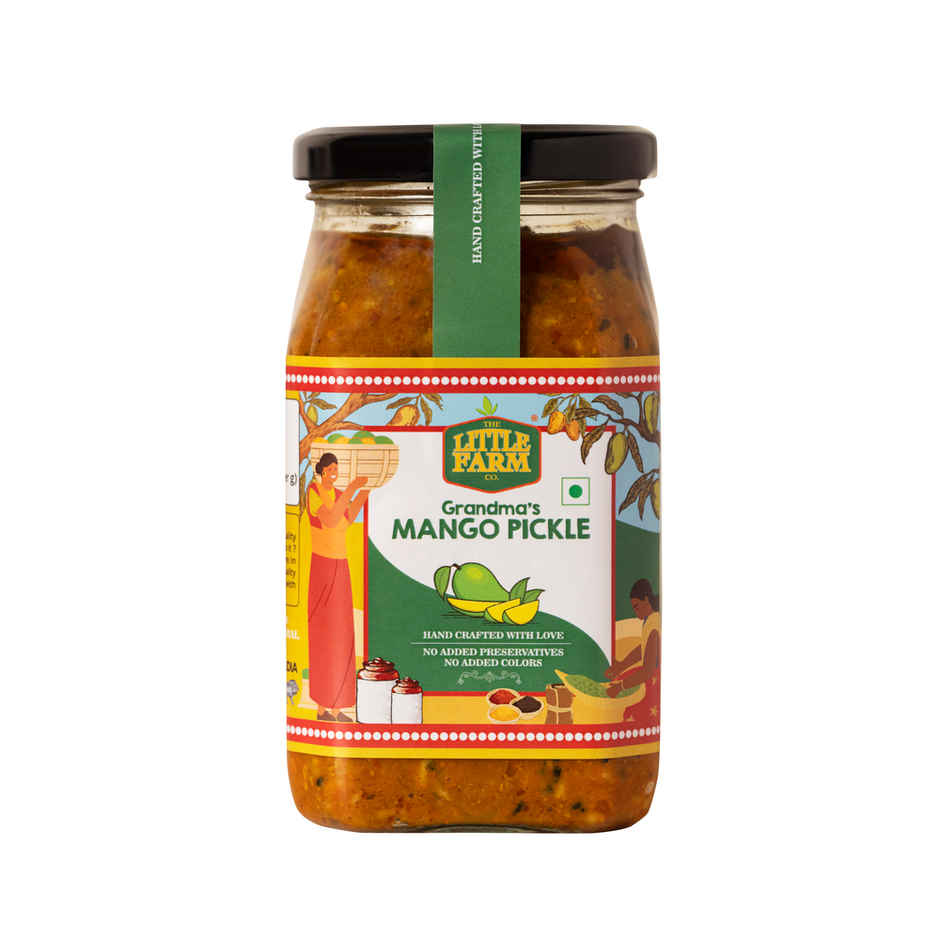 The Little Farm Co. Mango Pickle | Achaar | Made in less oil (400g)