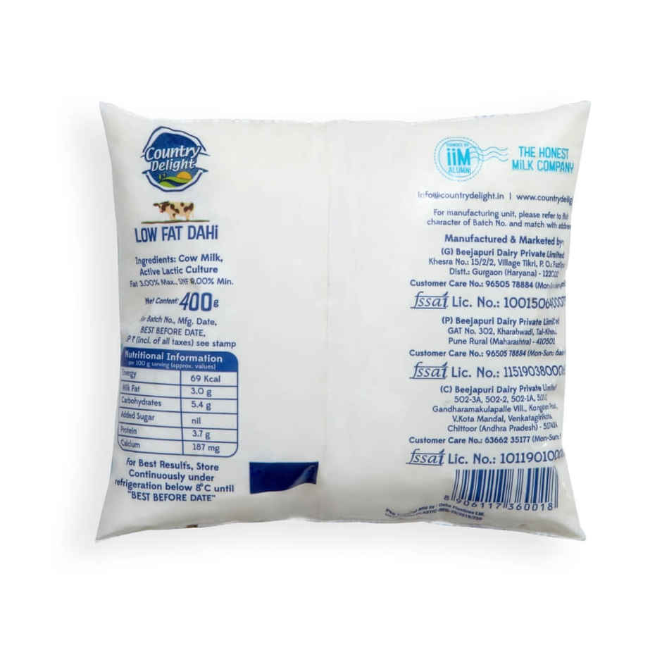 Country Delight | Low Fat Dahi Pouch