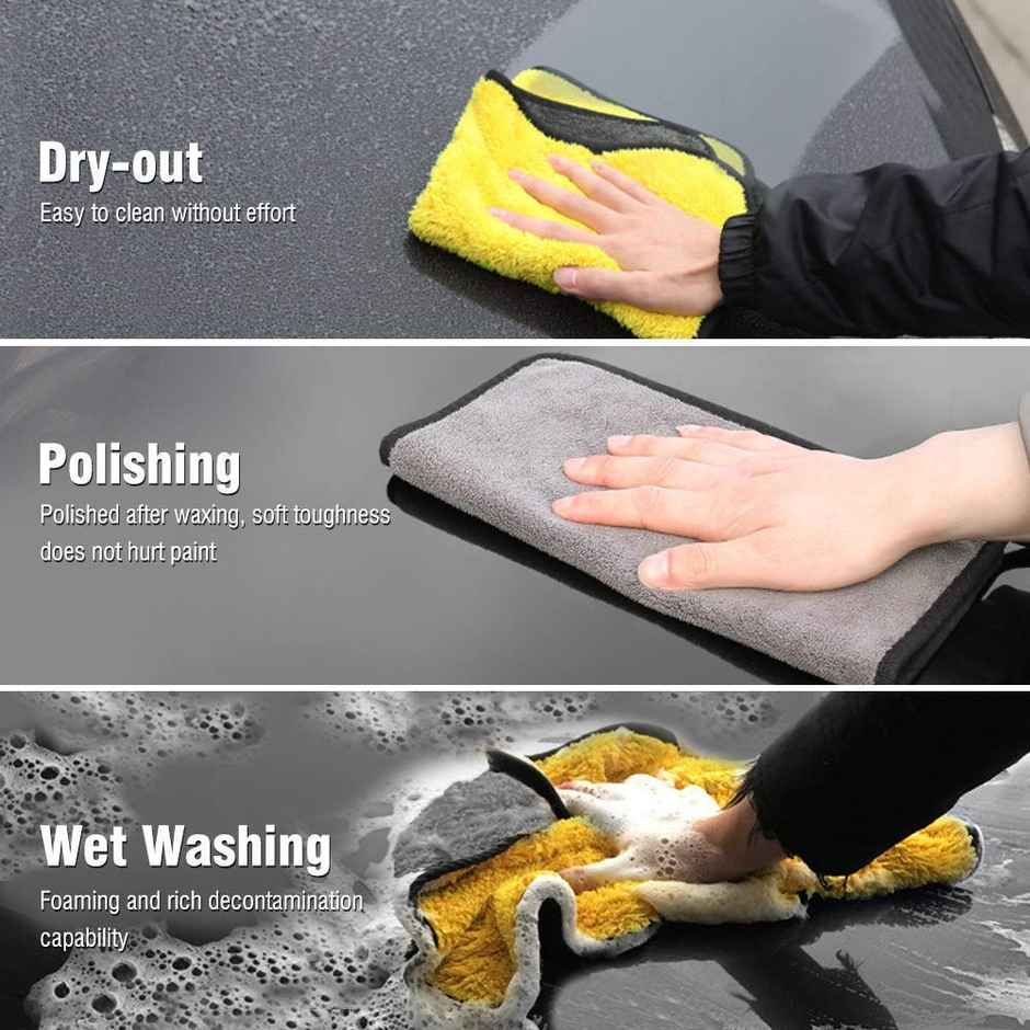 Perpetual 500 GSM Microfibe Cloth for Cleaning wash Basin, car, Home Kitchen, Bathroom