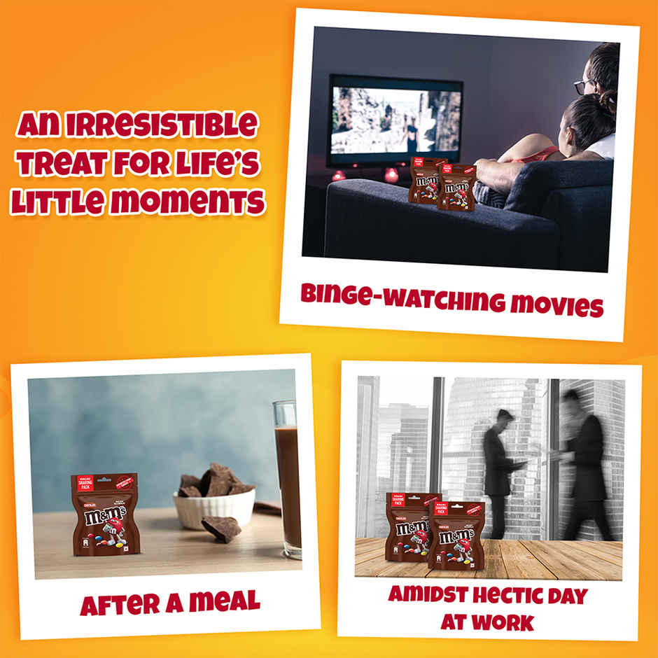 m&m's Milk Chocolate Candies Resealable Sharing Pack Combo